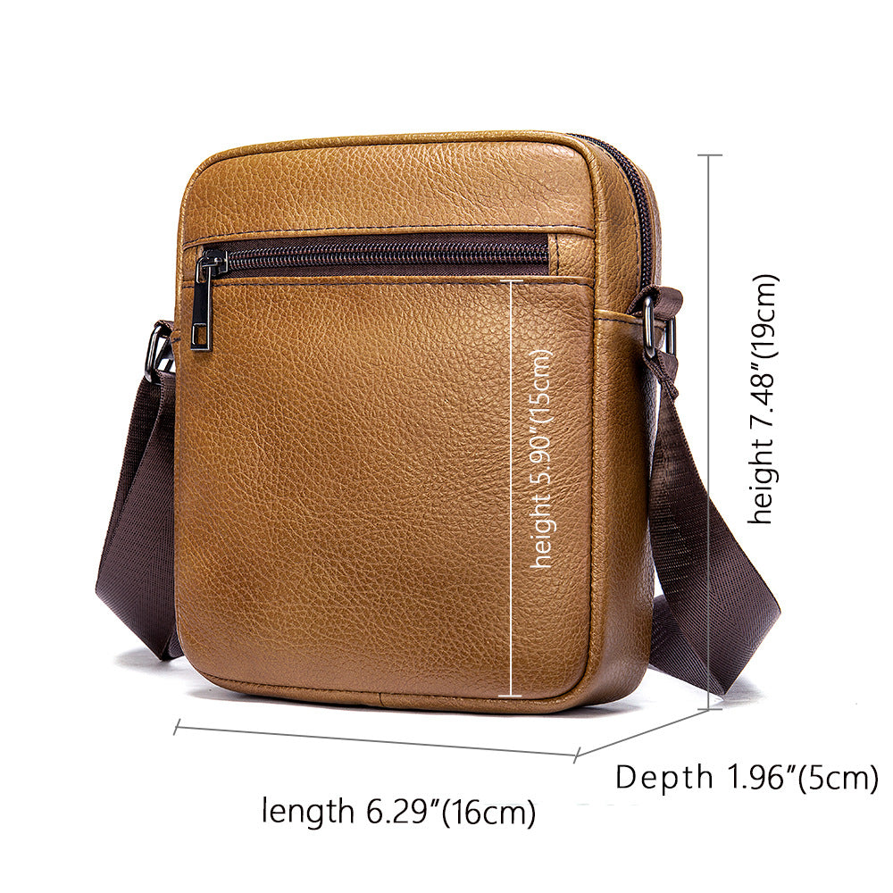 Men's Genuine Leather Fashion Retro Lightweight Men's Messenger Bags