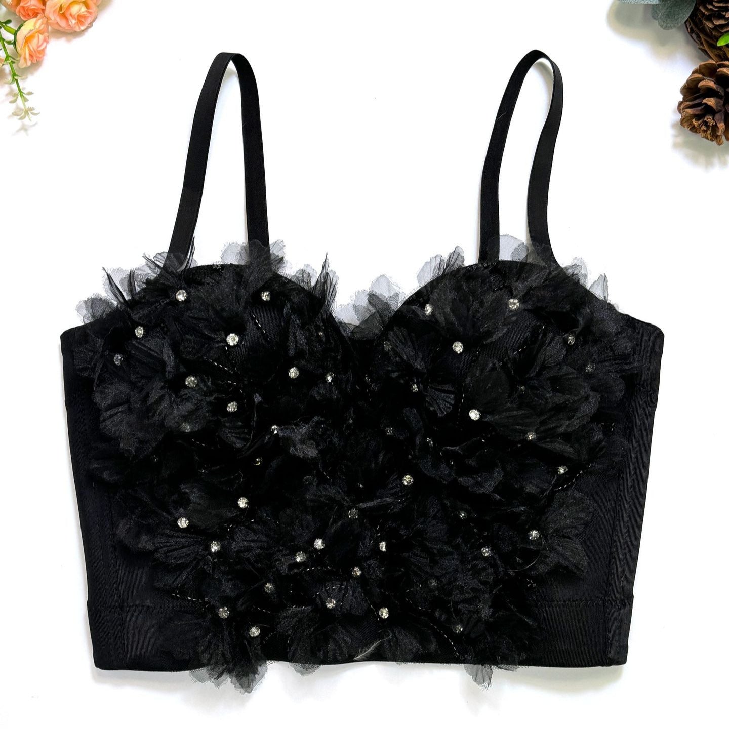 With Chest Pad High-grade Outer Wear Sexy Disco Jumping Tops