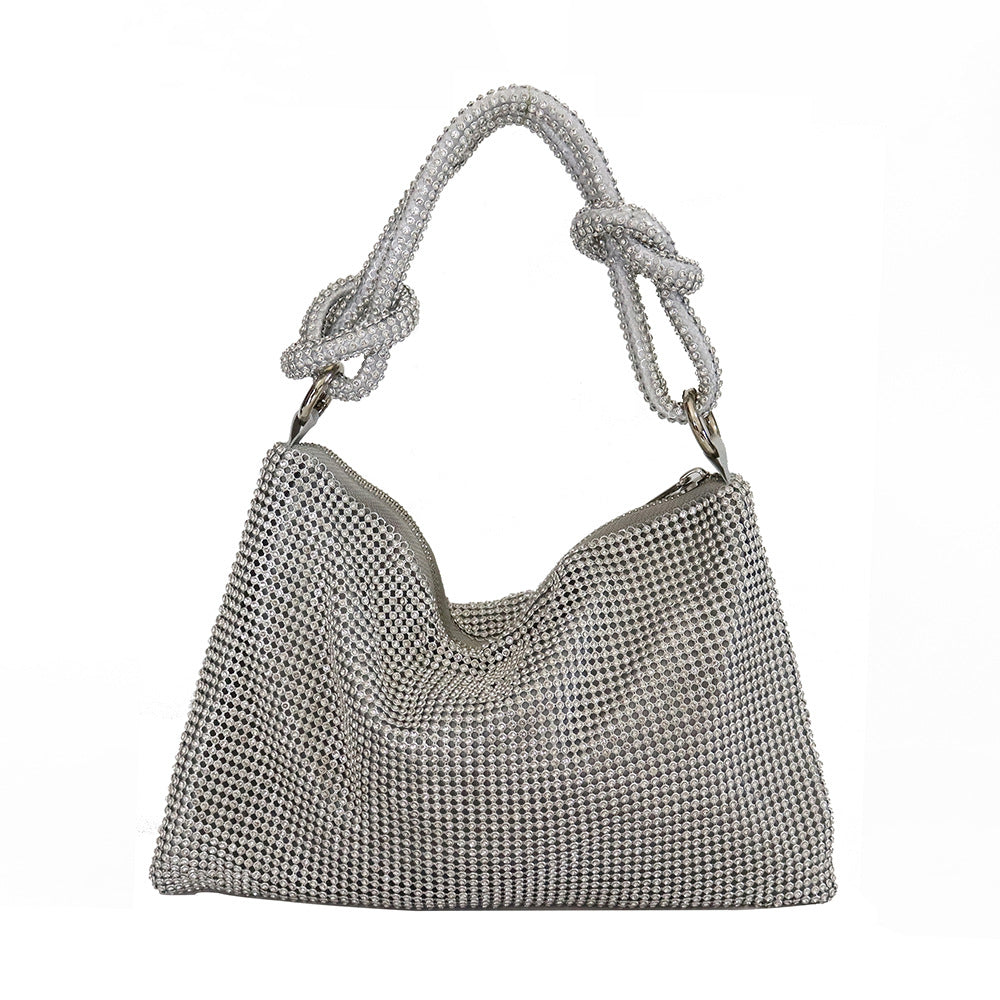 Dinner Handmade Double Rhinestone Banquet Full Evening Bags