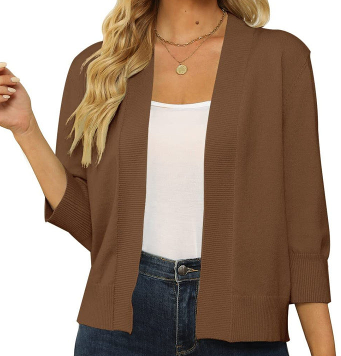 Women's Popular Fashion Outer Wear Slim Sweaters