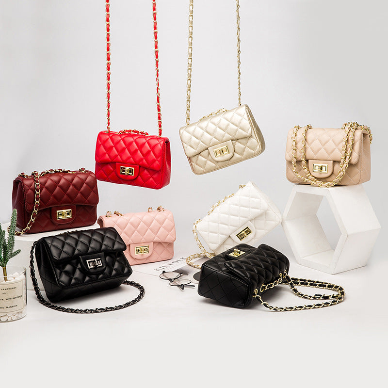 Women's Unique Versatile Rhombus Chain Style Shoulder Bags