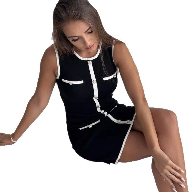 Dress Classic Style Elegant Sexy Knitted Knitwear