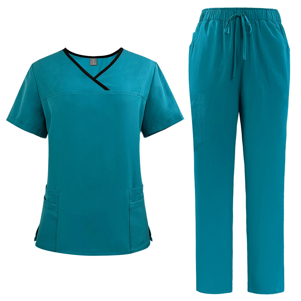 Hand Washing Split Sleeve Female Dental Uniform