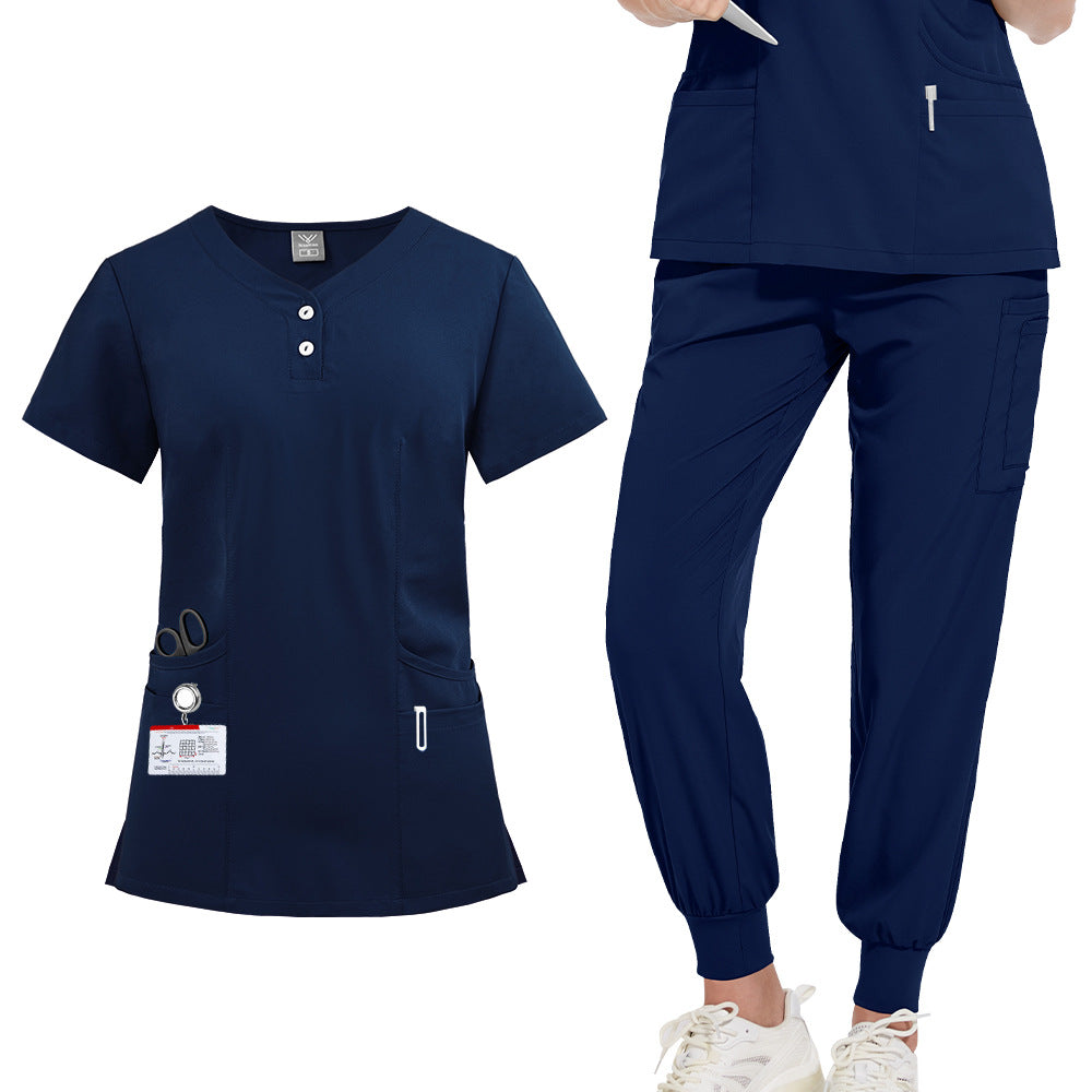 Women's & Men's Doctors Nurses Hand Washing Solid Color Uniform