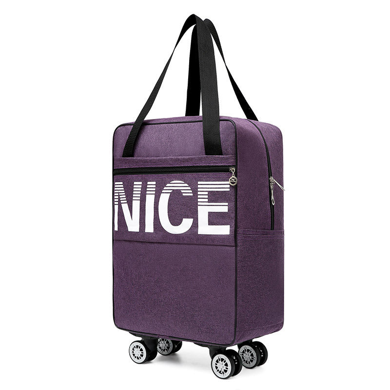 Women's & Men's & Pull Large Capacity Storage Supermarket Travel Bags