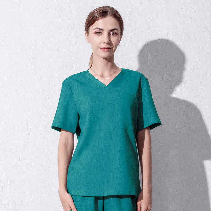 Work Clothes Elastic Operating Gown Sleeve Pet Beauty Uniform