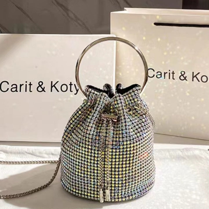 Women's Rhinestone Summer Affordable Luxury Fashion Leisure Bucket Bags