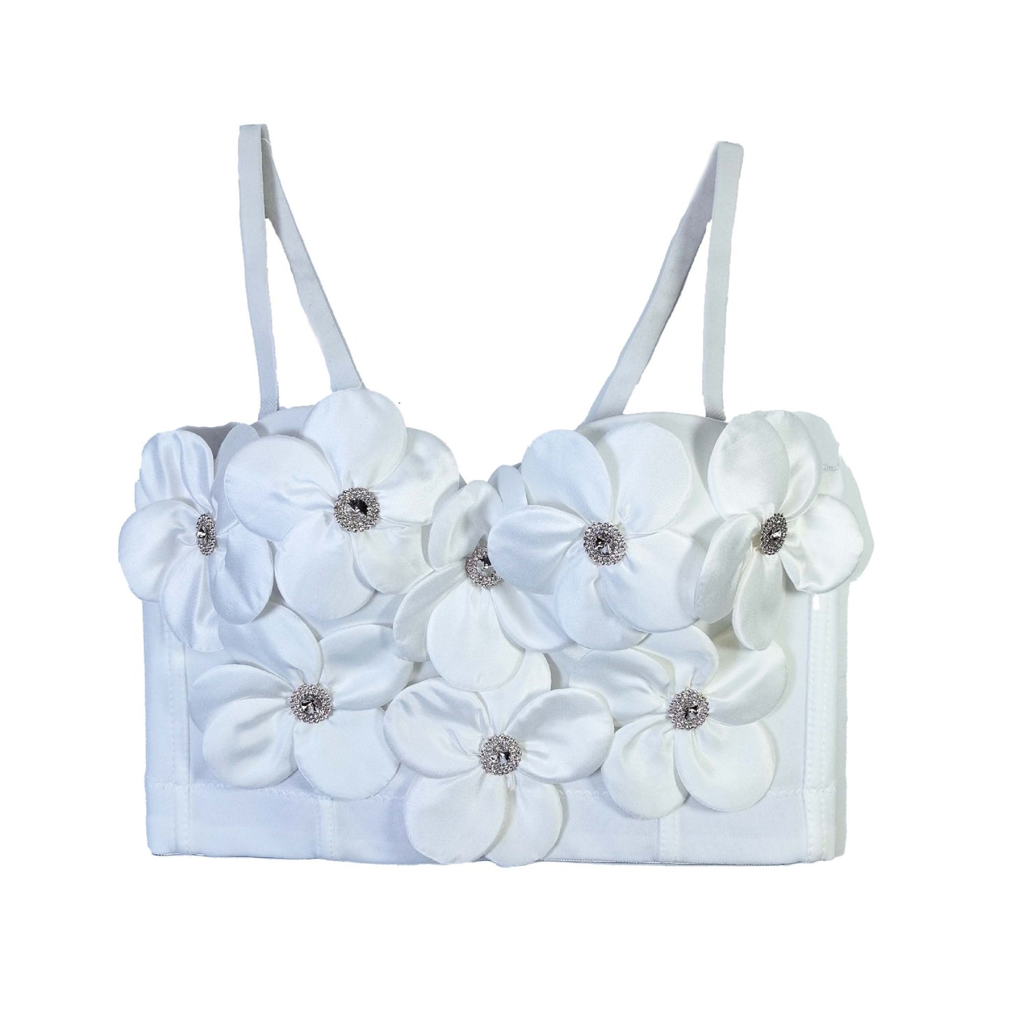 Sexy Corset Fishbone Bra Strap Coaster High-grade Tops