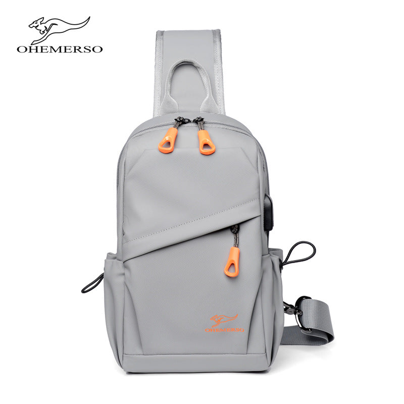 Men's Comfortable Kangaroo Fashion Large Capacity Men's Chest Bags