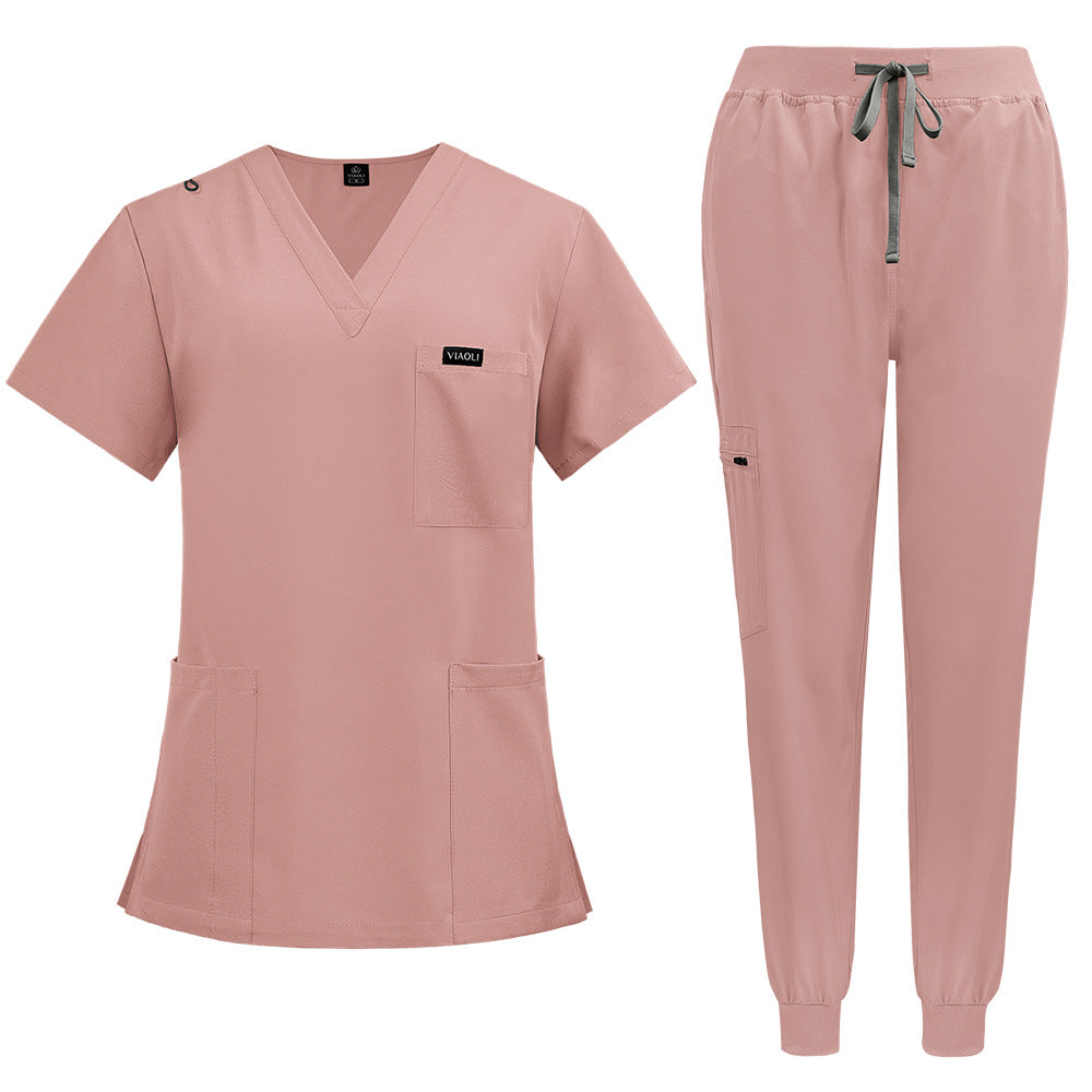 Color Operating Room Sleeve Hand Washing Female Uniform