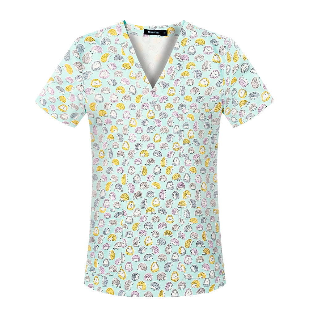 Women's & Men's & Hand Washing Clothes Brush T-shirt Uniform