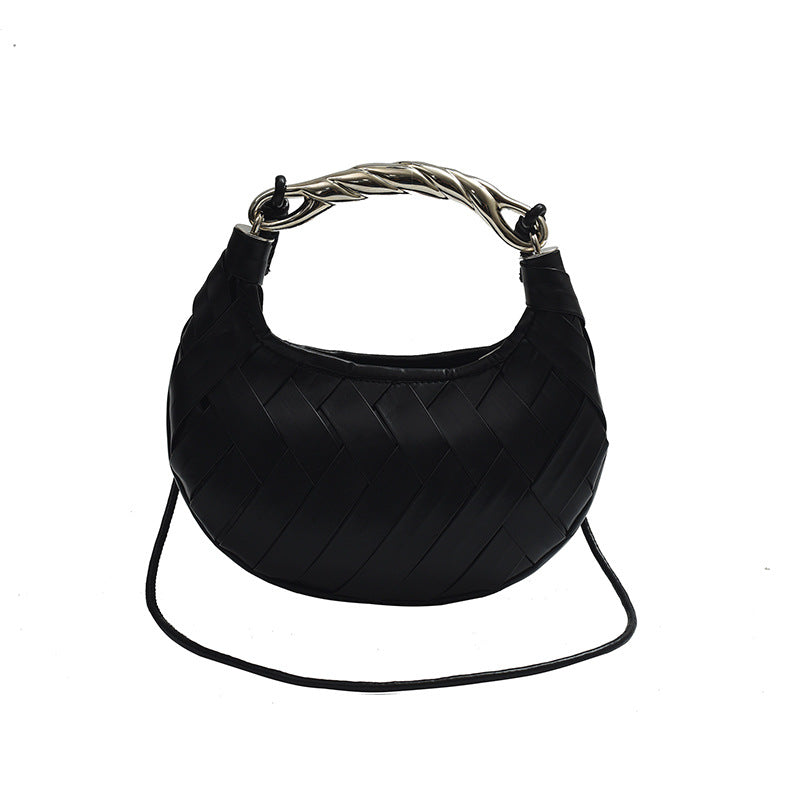 Women's Woven Bird's Nest Light Luxury Fashion Portable Crossbody Bags