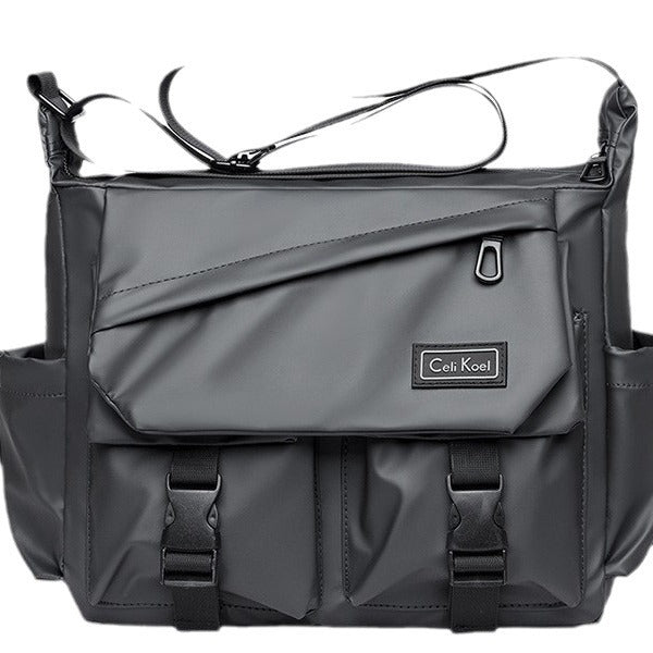 Men's Fashion High Sense Tooling Style Large Men's Messenger Bags