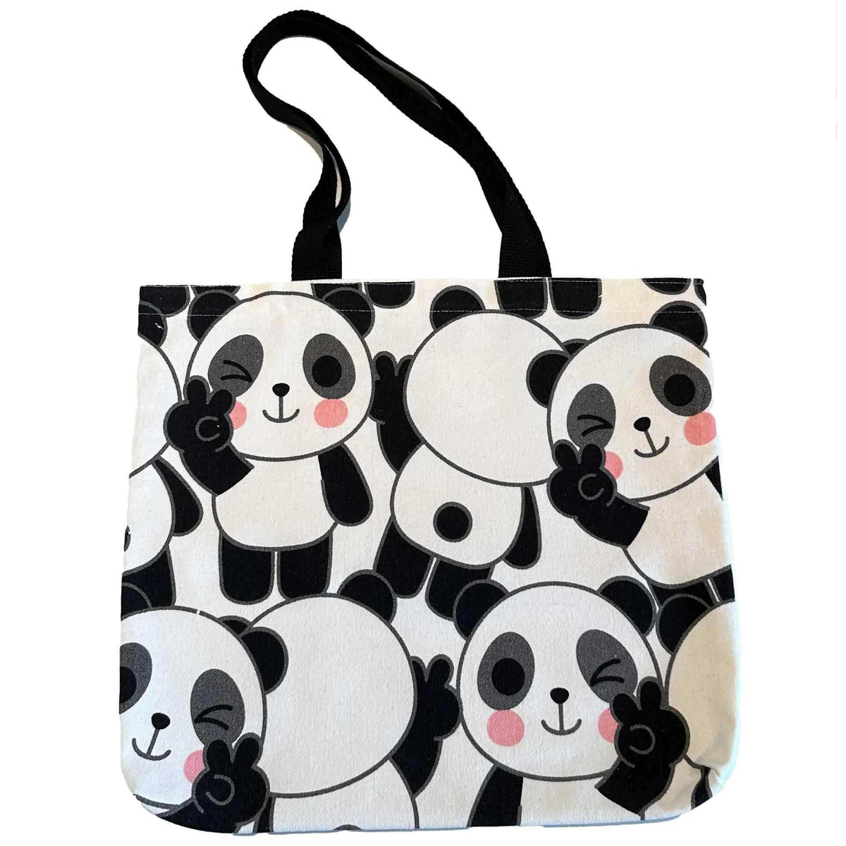 Women's Bear Canvas Large Capacity Class Portable Zippered Women's Shoulder Bag