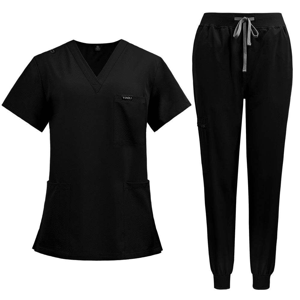 Color Operating Room Sleeve Hand Washing Female Uniform