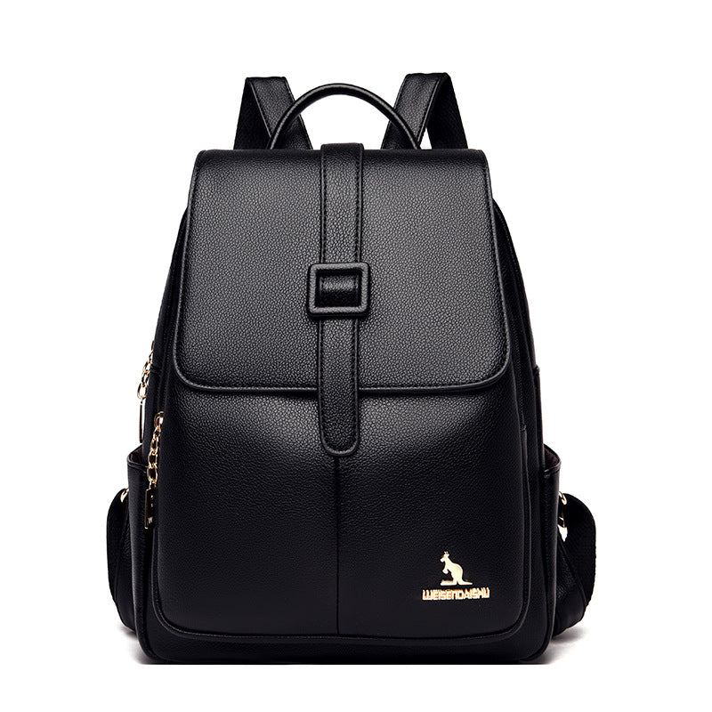 Women's Simple Trendy Large Capacity Korean Style Backpacks