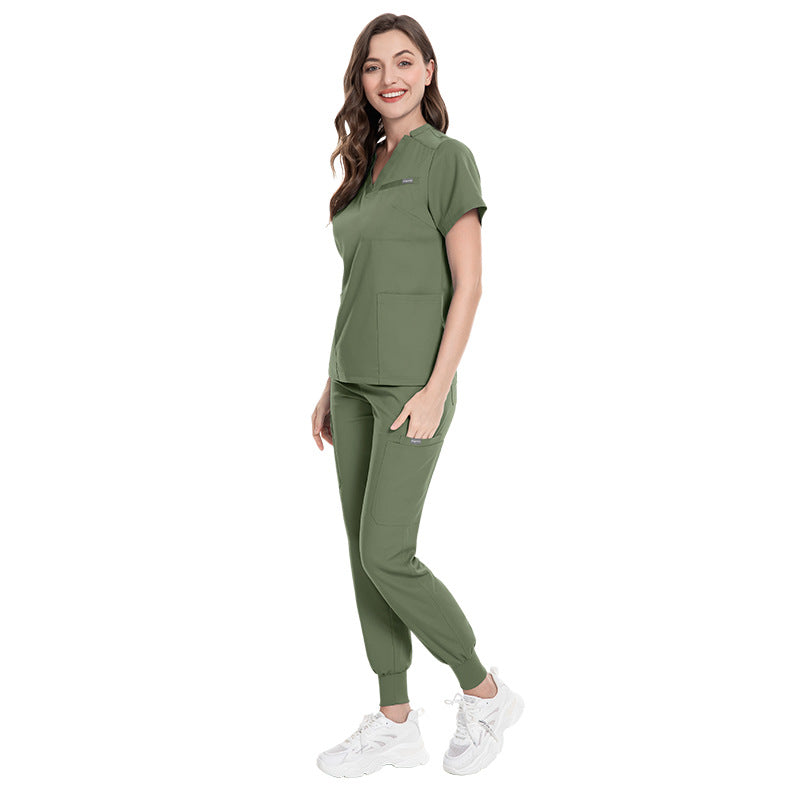 Stretch Surgical Gown Sleeve Hospital Female Korean Uniform