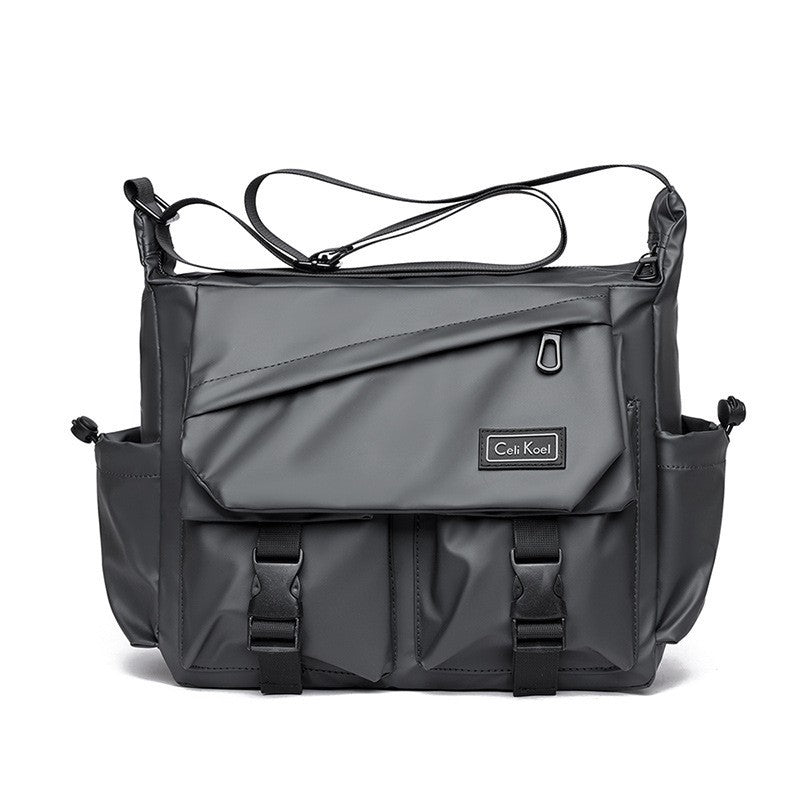 Men's Fashion High Sense Tooling Style Large Men's Messenger Bags