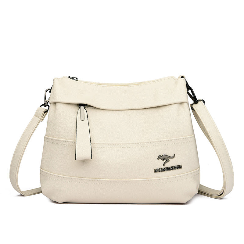 Women's Stitching Large Capacity Mom Fashion Soft Crossbody Bags