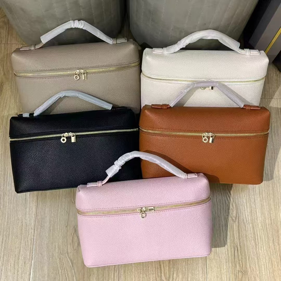 Milk Plain White Rice Box With Strap Handbags