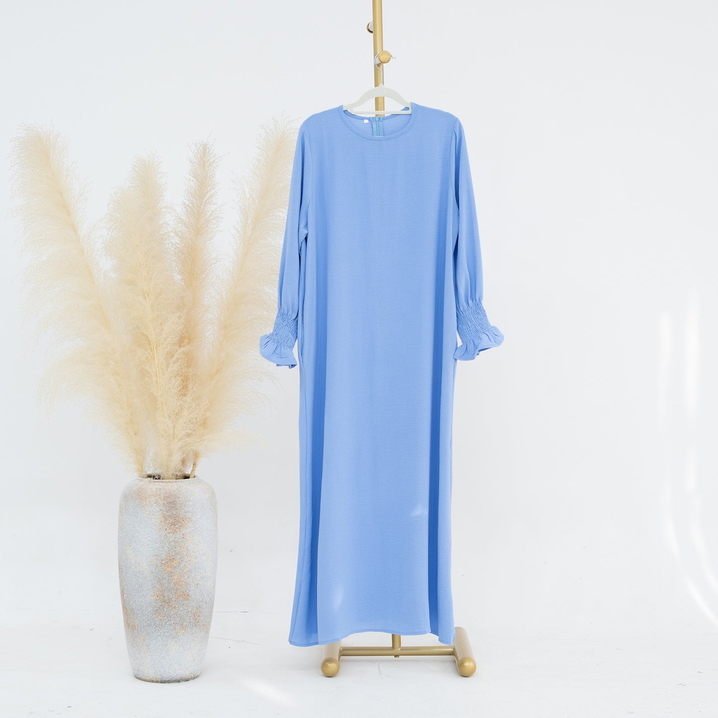 Women's Slouchy Turkish Solid Color Dress Dresses