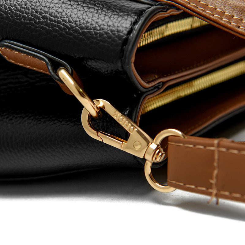 Women's Stone Pattern High Sense Large Small Square Bags