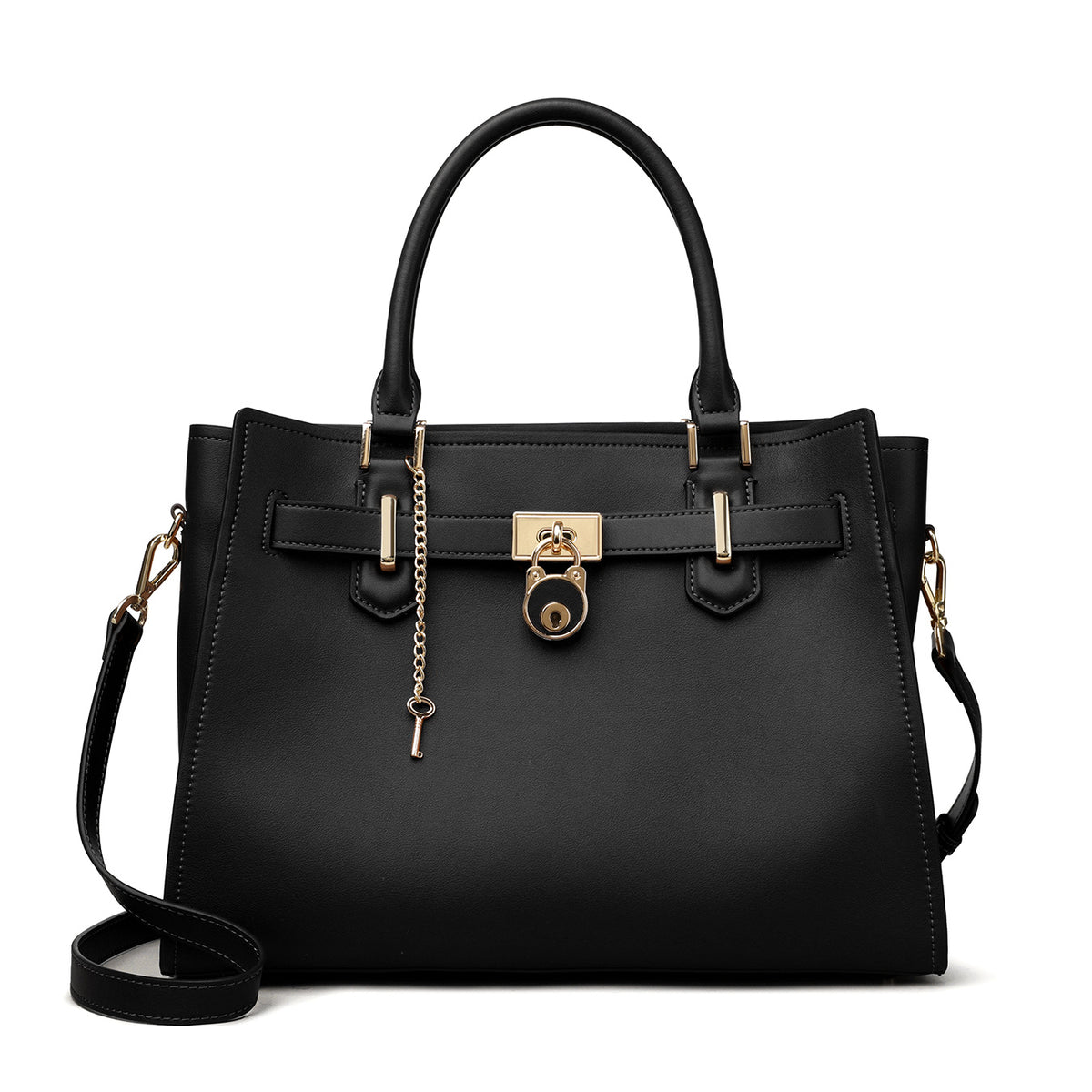 Trendy Charming Women's Elegant Big Leather Bags