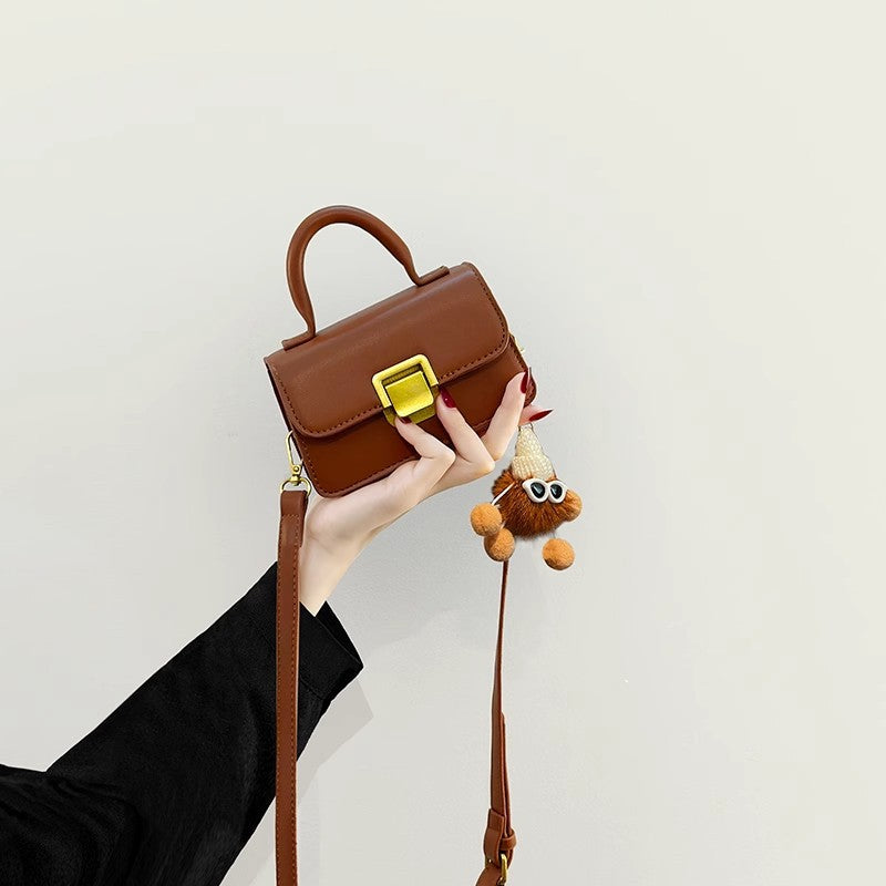 Women's Pretty Popular Mini Texture Portable Small Square Bags