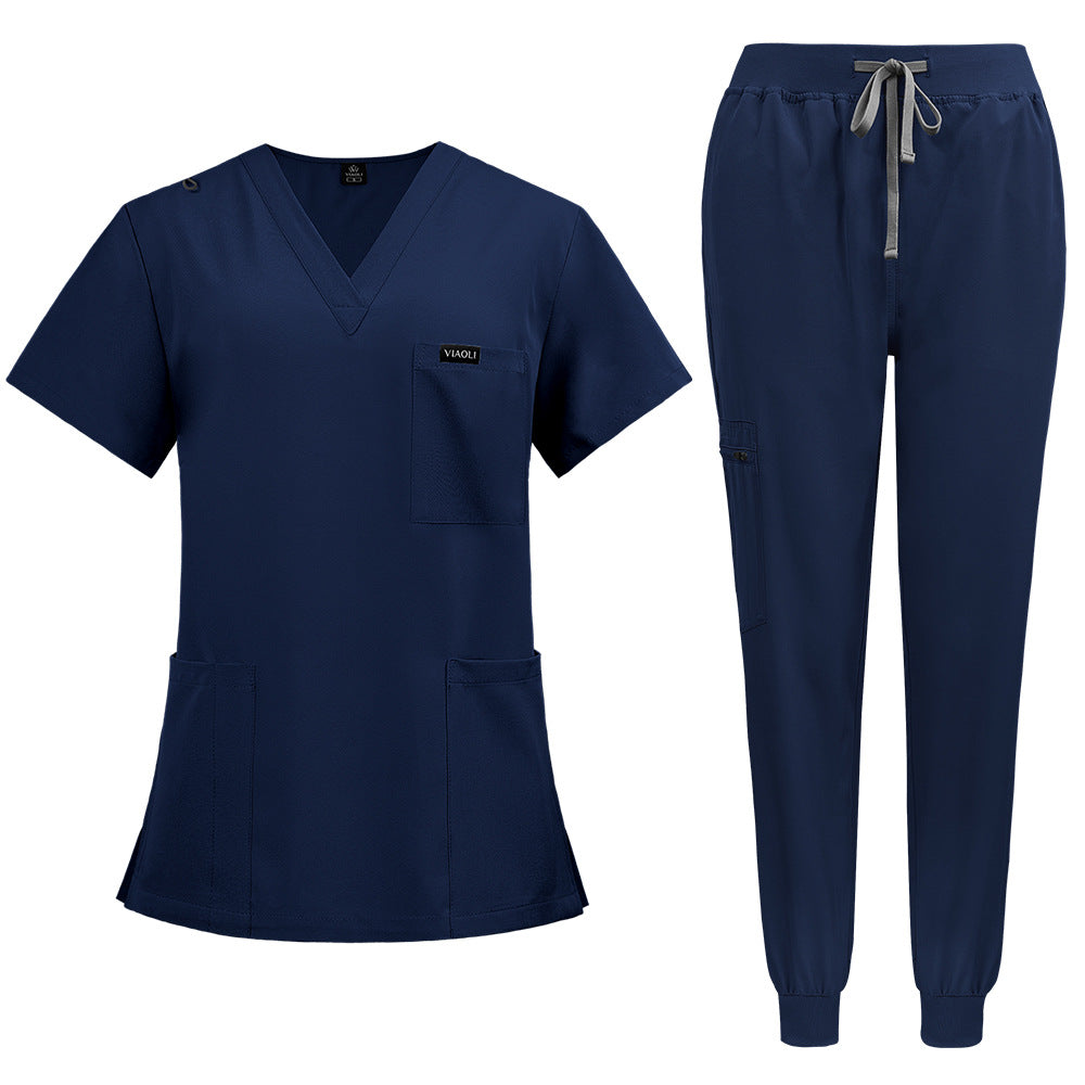 Color Operating Room Sleeve Hand Washing Female Uniform