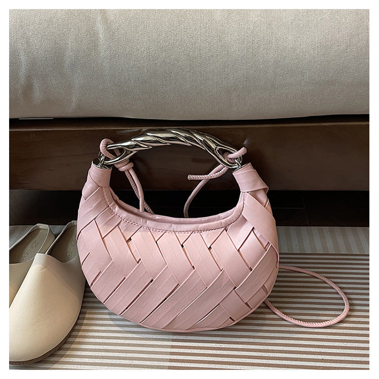 Women's Summer Dinner Rhombus Woven Fashion Personality Handbags