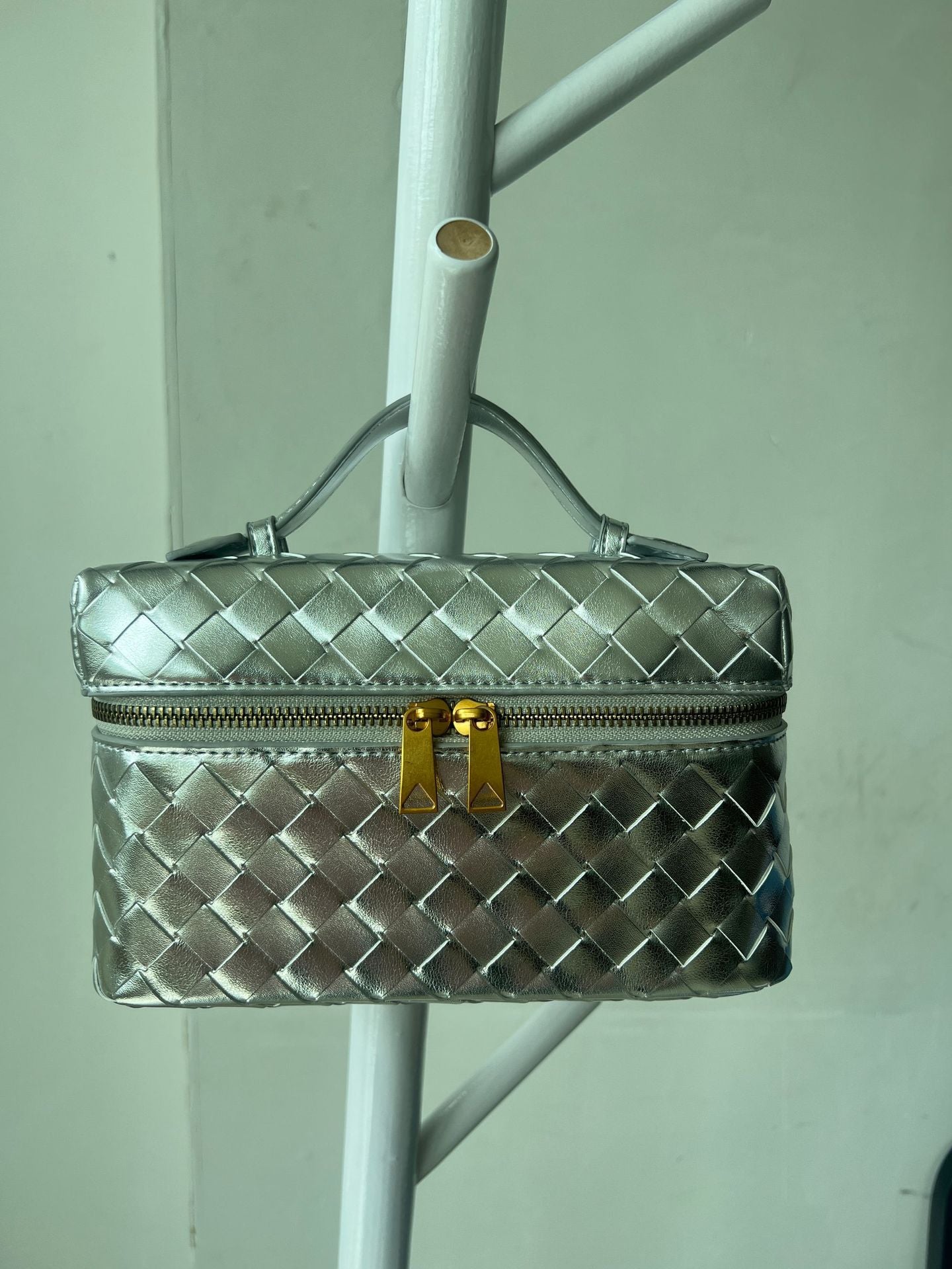 Women's Woven Lunch Box Versatile Handmade Small Square Bags
