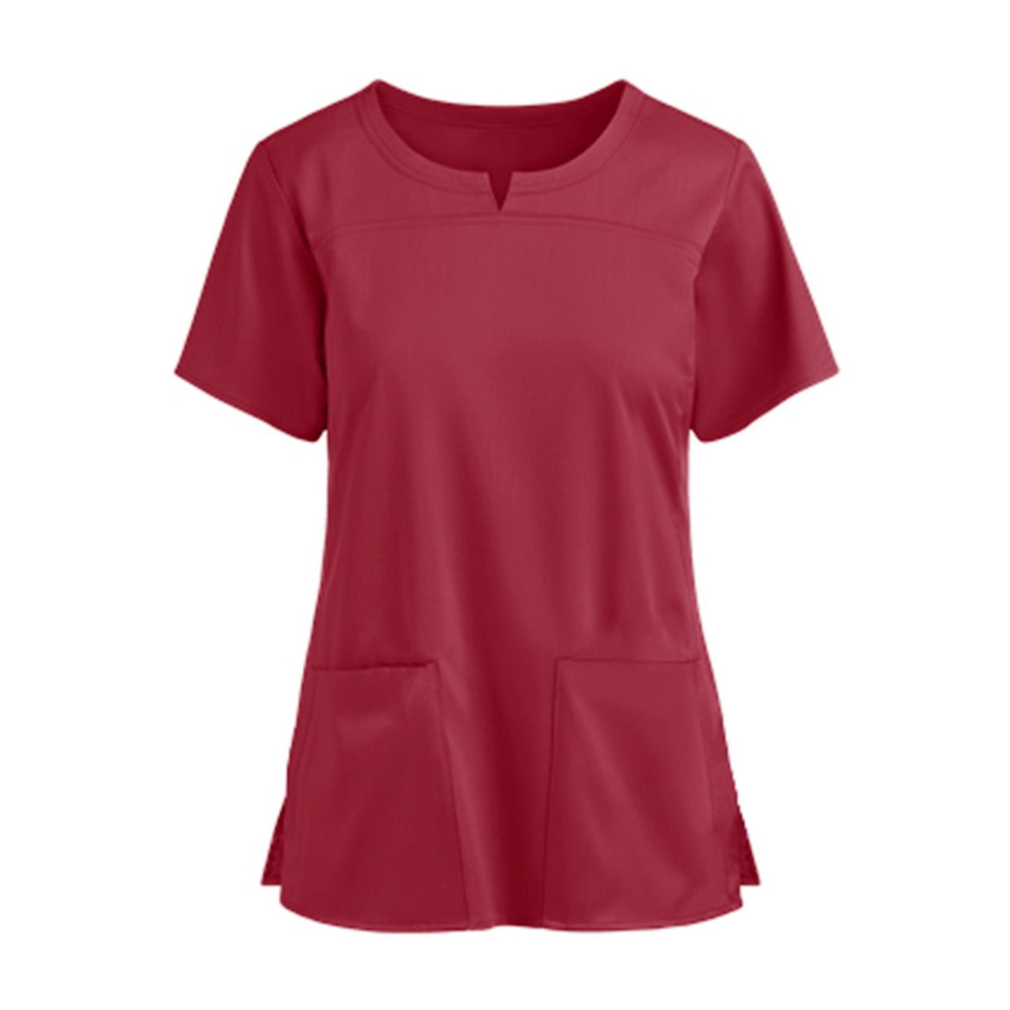 Women's Short-sleeved Pocket Nurse Simple Elegant Uniform