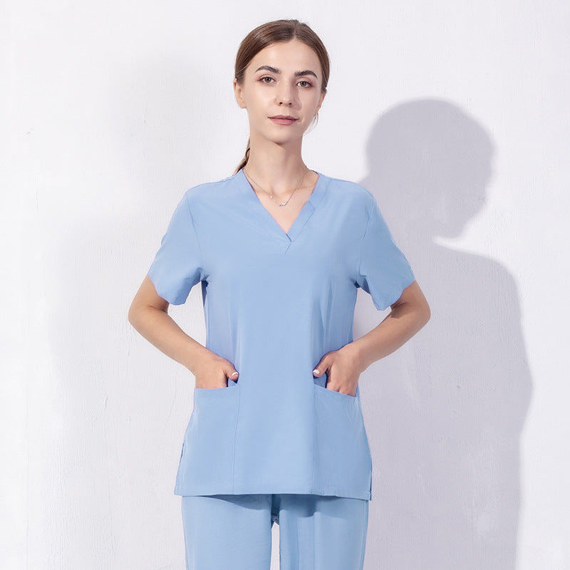 Doctor Work Uniforms Sleeve Beauty Hospital Female Uniform