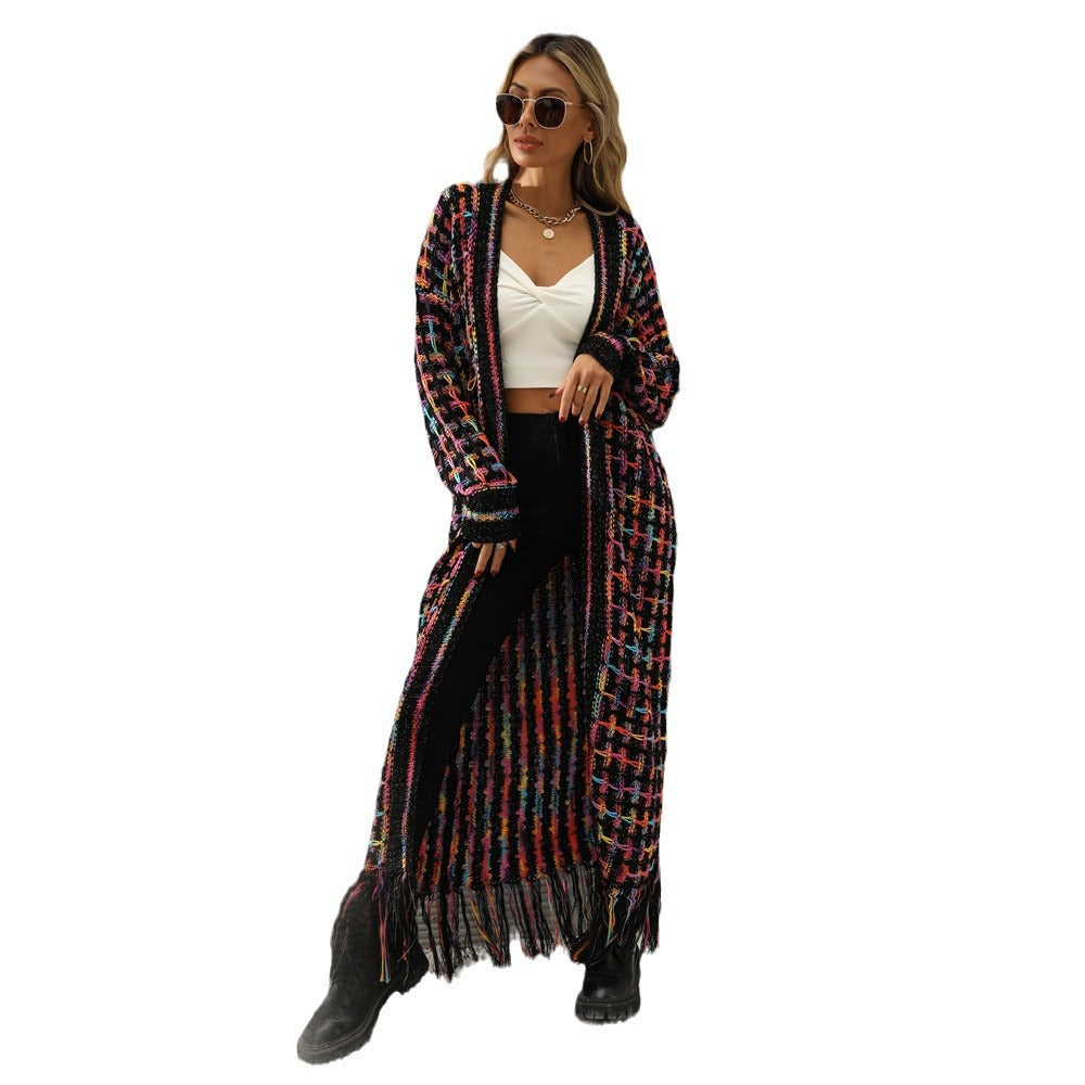 Women's Glamorous Graceful Spring Tassel Long Knitwear