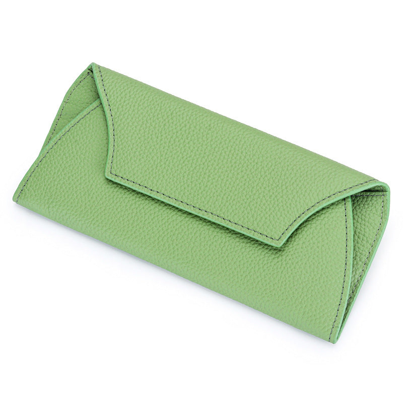 Women's Long Genuine Leather Niche Design Simple Ladies Wallets