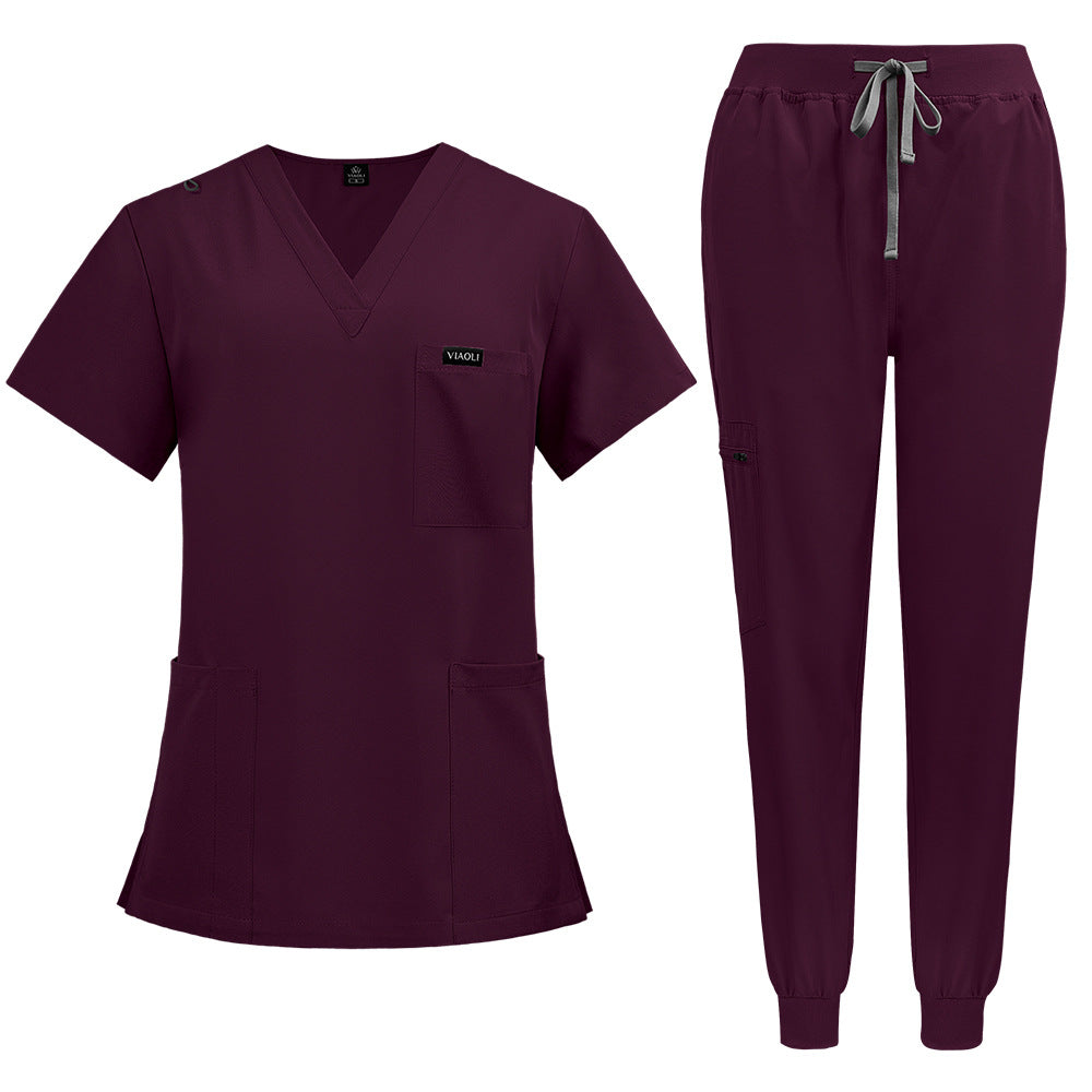 Color Operating Room Sleeve Hand Washing Female Uniform
