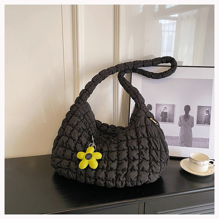 Women's Korean Style Cloud Fashion Large Capacity Small Square Bags