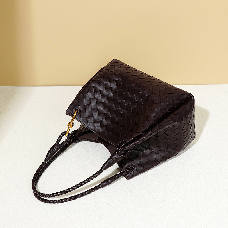 Woven Parachute Large Capacity Commuter Open Handbags