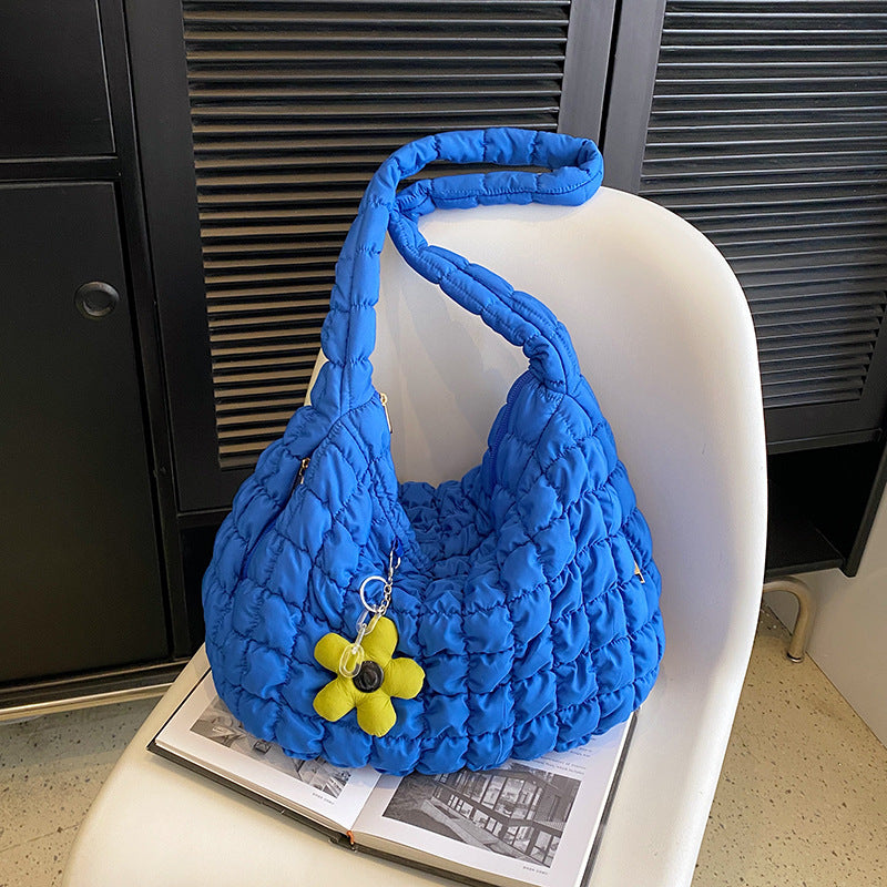 Women's Korean Style Cloud Fashion Large Capacity Small Square Bags