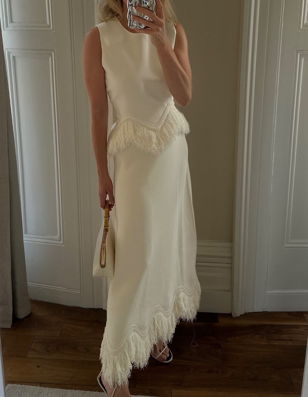 Dinner Party Temperamental Tassels Lace Stitching Dresses