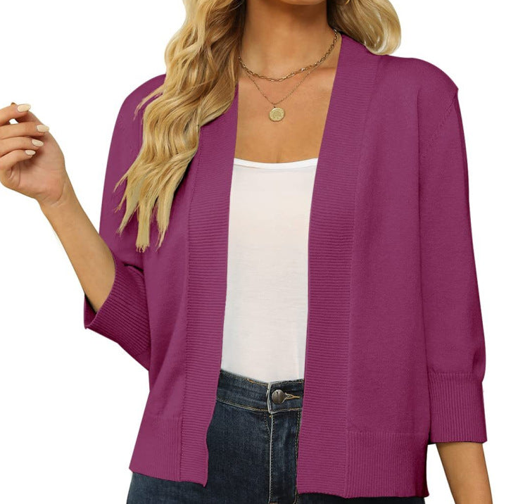 Women's Popular Fashion Outer Wear Slim Sweaters