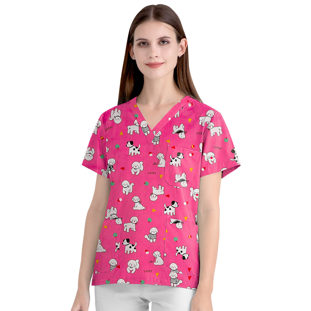 Women's & Men's Old Sister-in-law Split Outfit Work Clothes Cloth Uniform