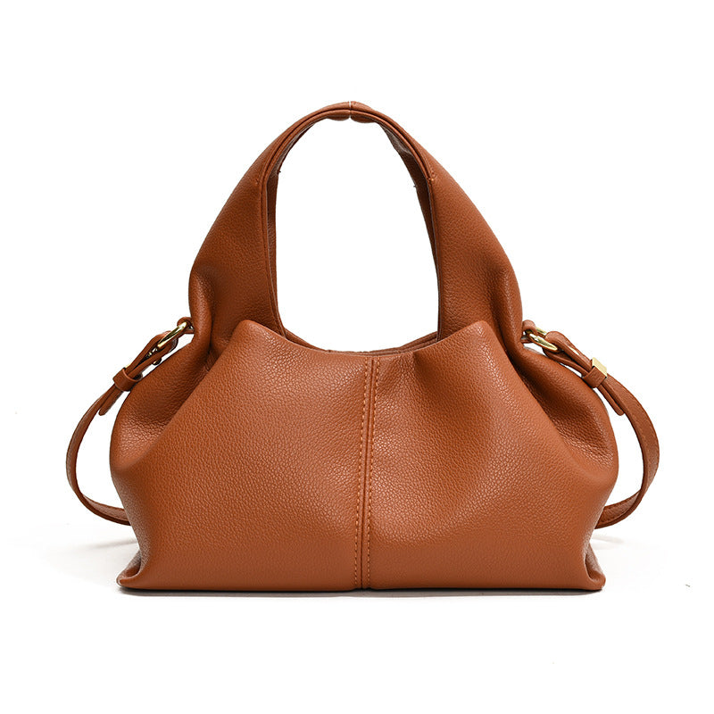 Women's Soft Dumpling French Niche Portable Handbags
