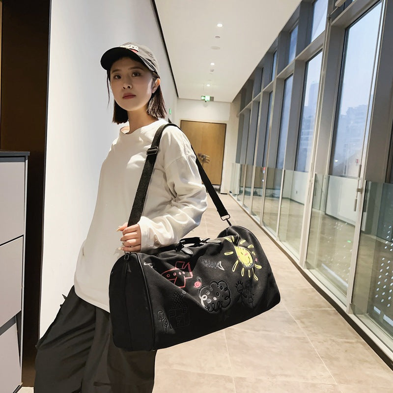 Women's & Men's & Large Capacity Yoga Buggy Short Travel Bags