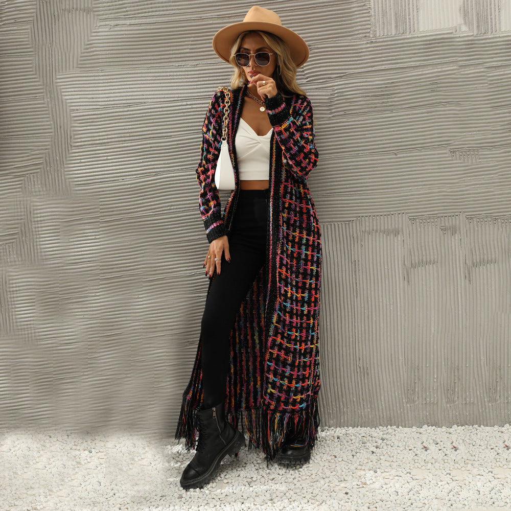 Women's Glamorous Graceful Spring Tassel Long Knitwear