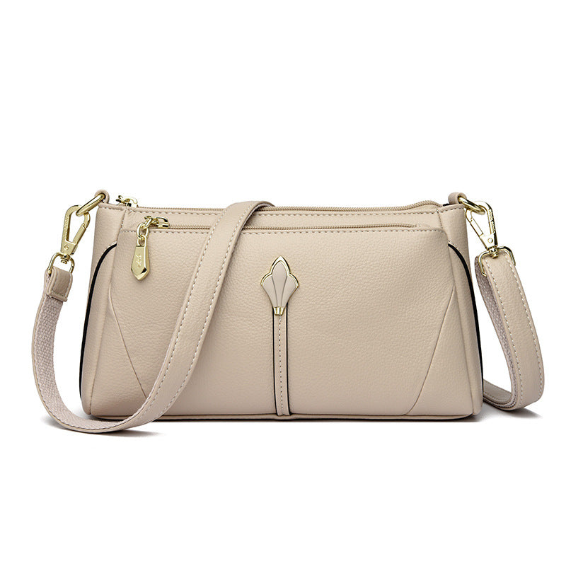 Women's Summer Simple Versatile Large Capacity Mother Small Square Bags