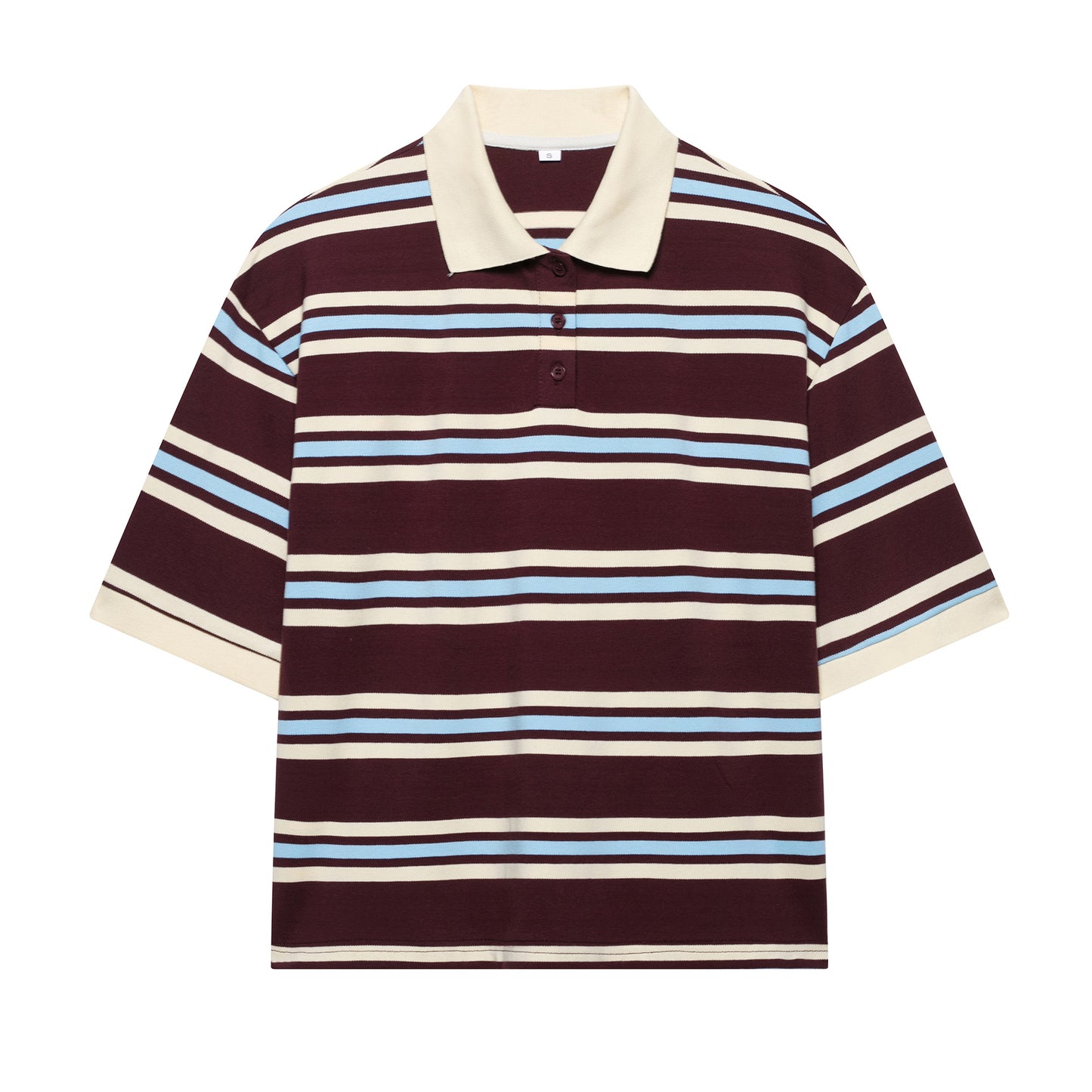 Fashion Striped Sleeve T-shirt Low Waist Shorts
