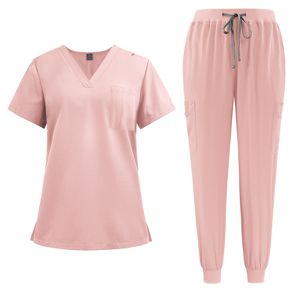 Men's Washing Split Frosted Jogging Oral Clinic Medical Uniform