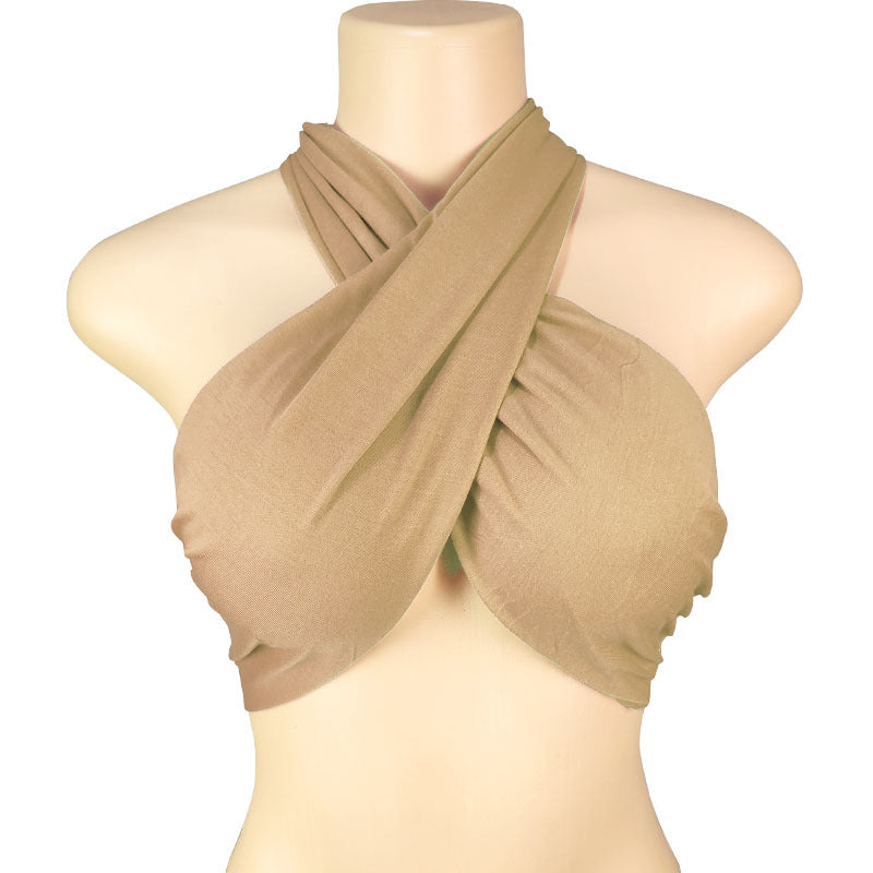 Women's Spring T-shirt Solid Color Sexy Variety Halter Tops