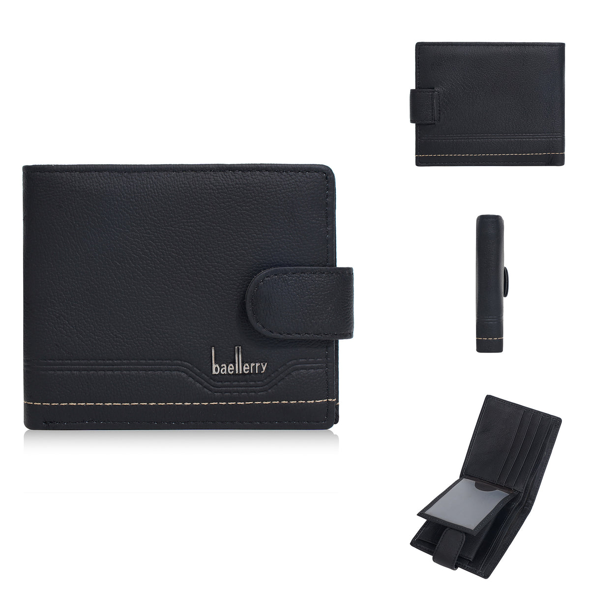 Men's Genuine Leather Short High Sense Business Men's Wallet